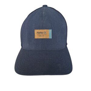 Hurley Trucker Hat Mesh Blue Logo Flex Fit L-XL Large X-Large